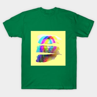 pop art colorful girl design T-Shirt